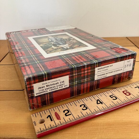 Blue Boy Needlepoint Embroidery Kit Jean McIntosh #180 Vintage New/Sealed - Picture 6 of 6